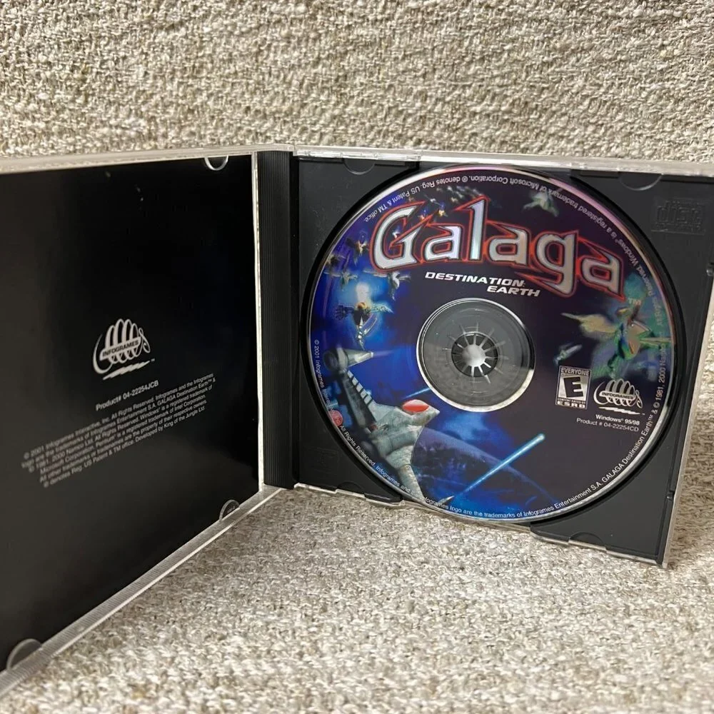 Galaga Destination Earth PC Hasbro Interactive Rated E for Everyone